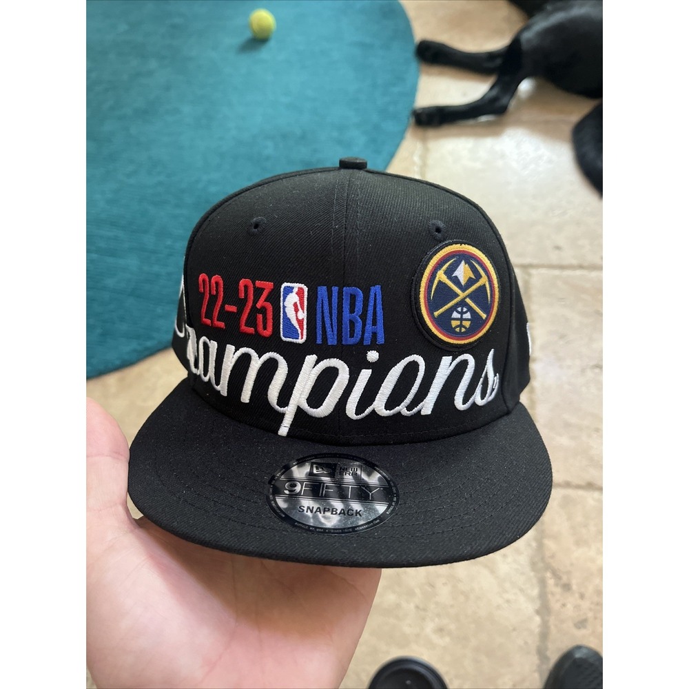 Denver Nuggets 2022 2023 NBA Finals Champions W/ Patch Spell Out‎ Snapback Hat